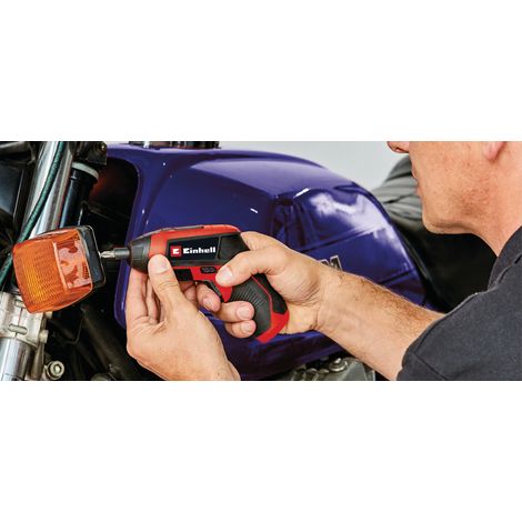 Einhell Visseuse sans fil TE-SD 3,6/1 Li (3,6V, 1,5 Ah, Système de charge avancé avec le chargeur micro USB) Livré avec 10 embouts — vue 4