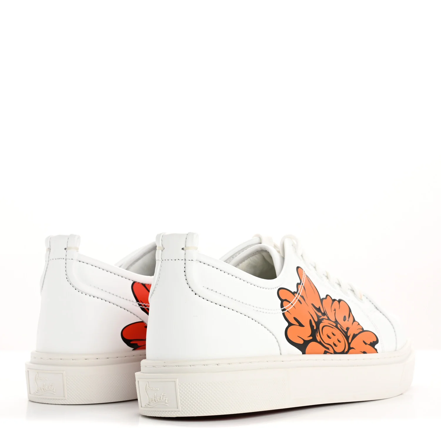 x Shun Sudo Adolon Junior Button Flower Low Top Mens Sneaker 40.5 White Multicolor
