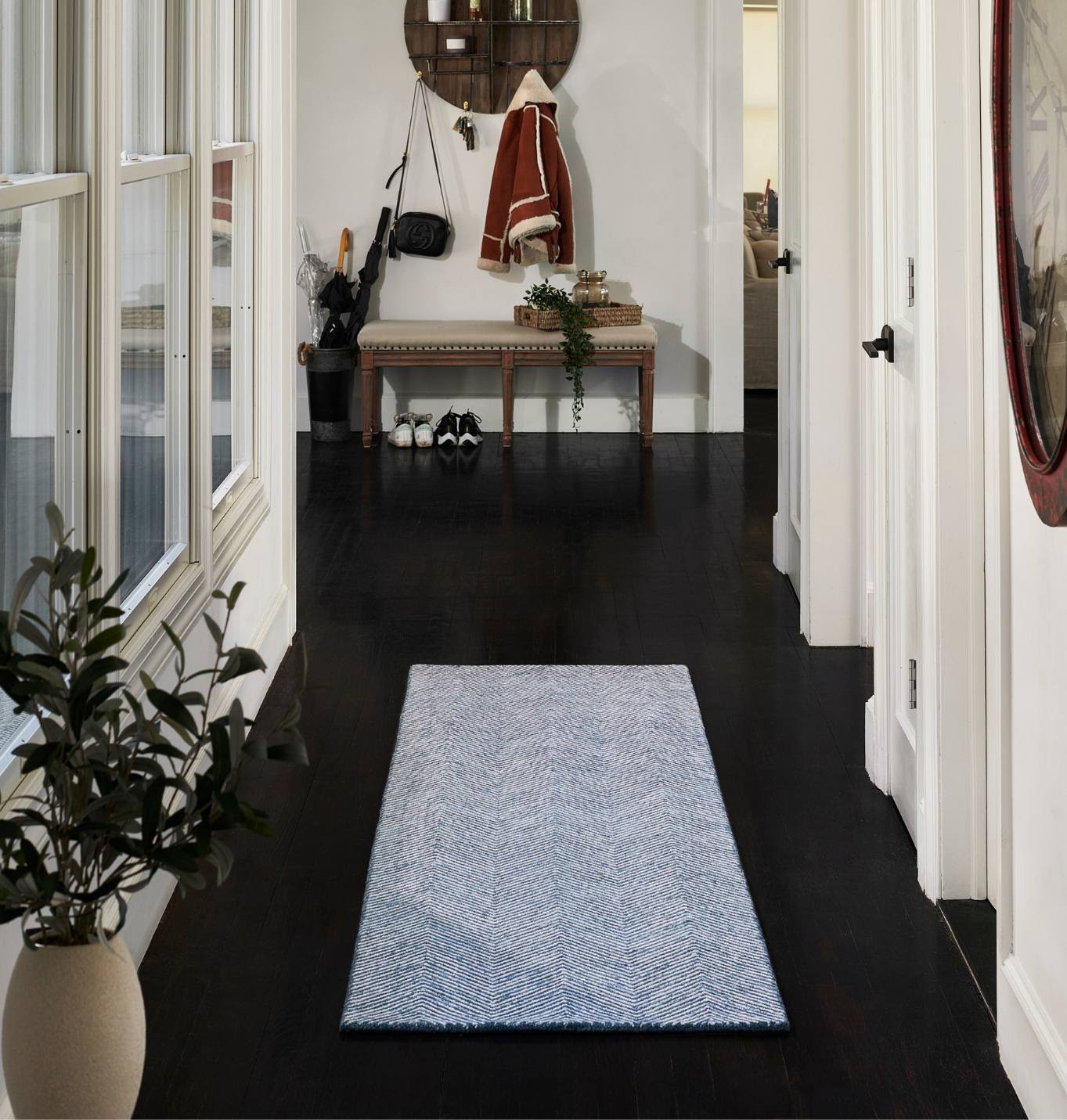 Momeni Charles CHR-1 Denim Rug - 8 ft x 10 ft
