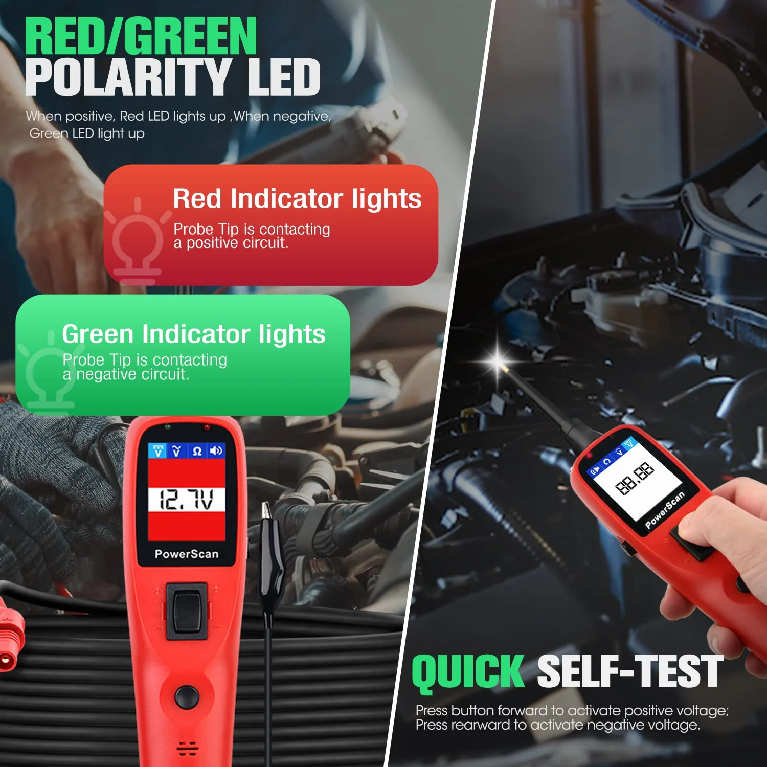 Autel PowerScan Automotive Circuit Tester with 20ft Cable