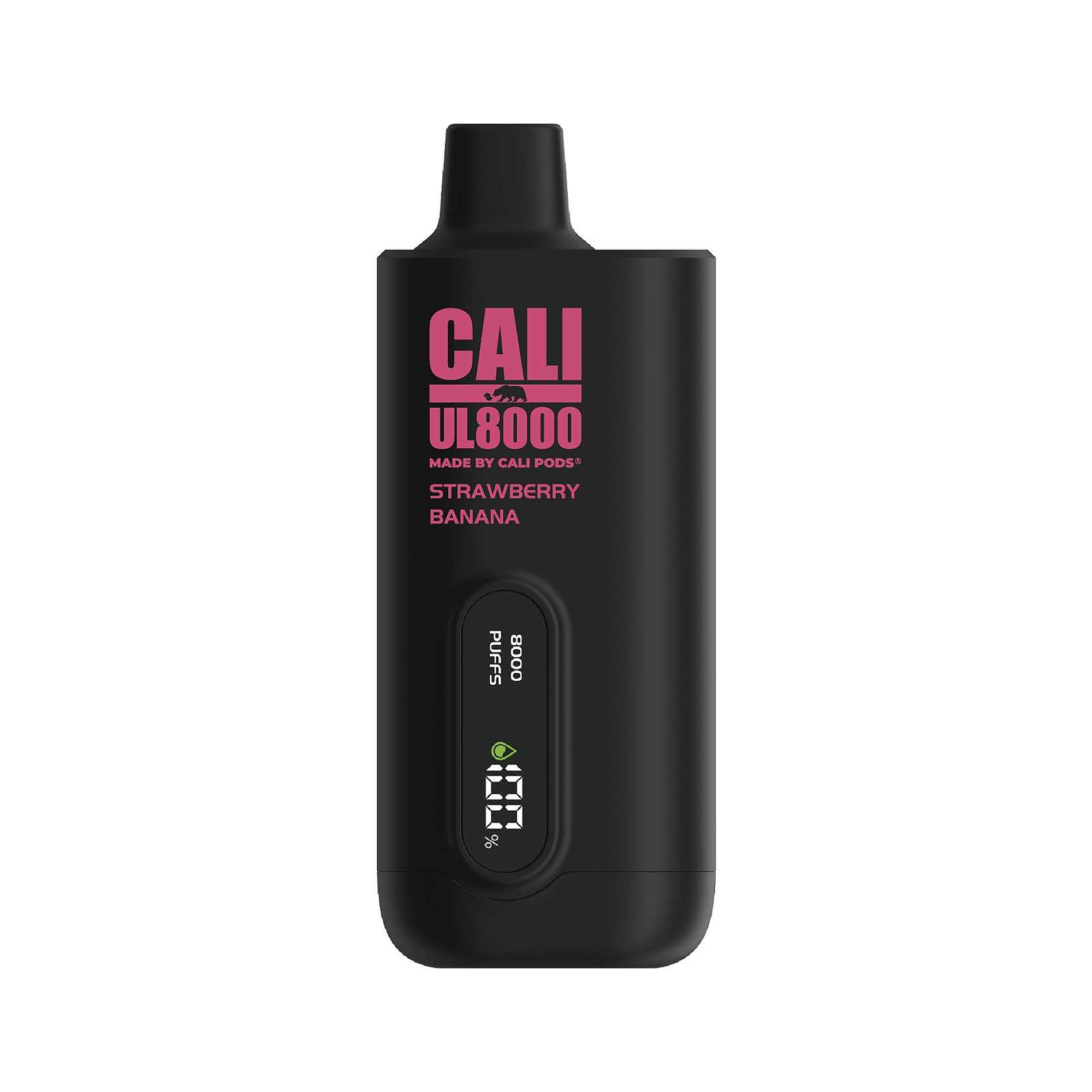 Cali UL8000 Zero Nicotine Disposable Vape - Strawberry Banana