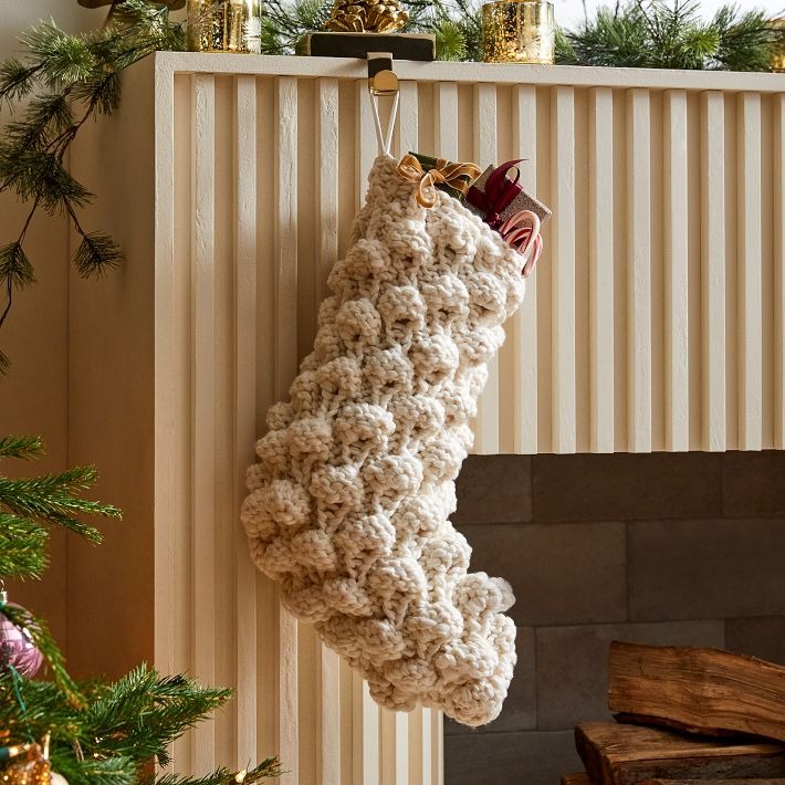 Chunky Bauble Knit Stockings