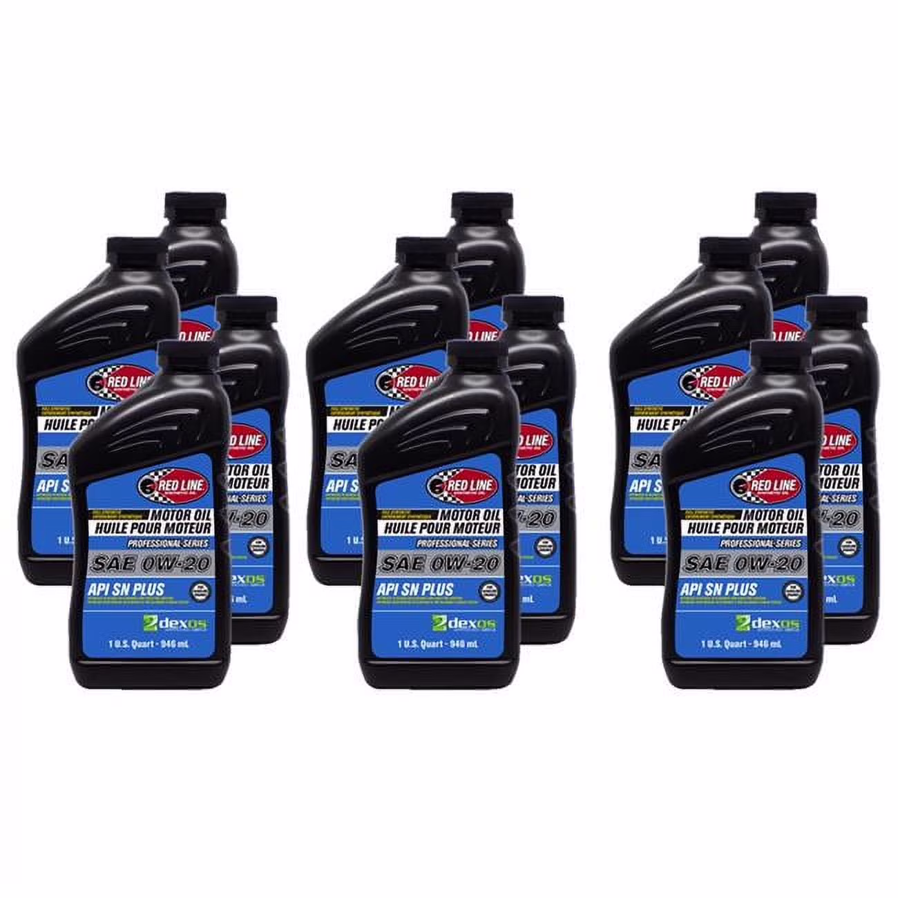 RED12824 1 qt. Pro-Series 0W20 Motor Oil Set of 12