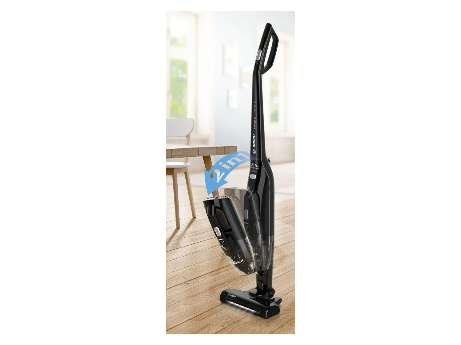 BOSCH Aspirateur rechargeable, Readyy'y 20 V 2 en 1