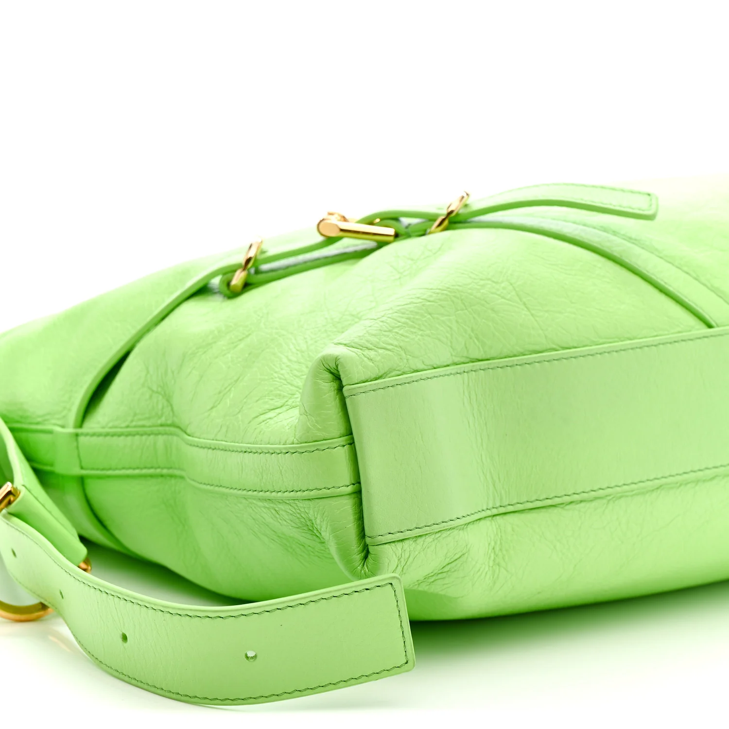 Calfskin Medium Voyou Bag Green