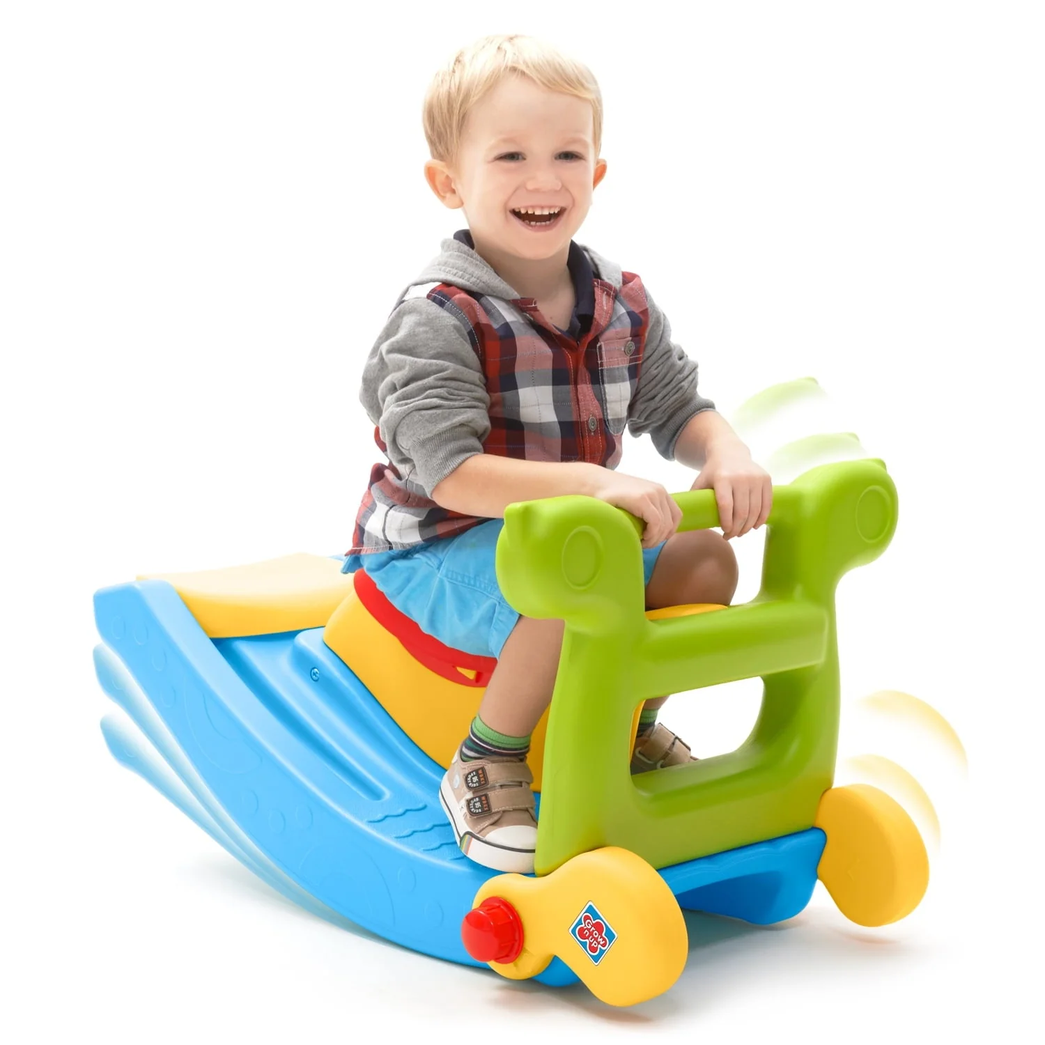 Plastic Toddler Slide and Rocker Combo - Image 4