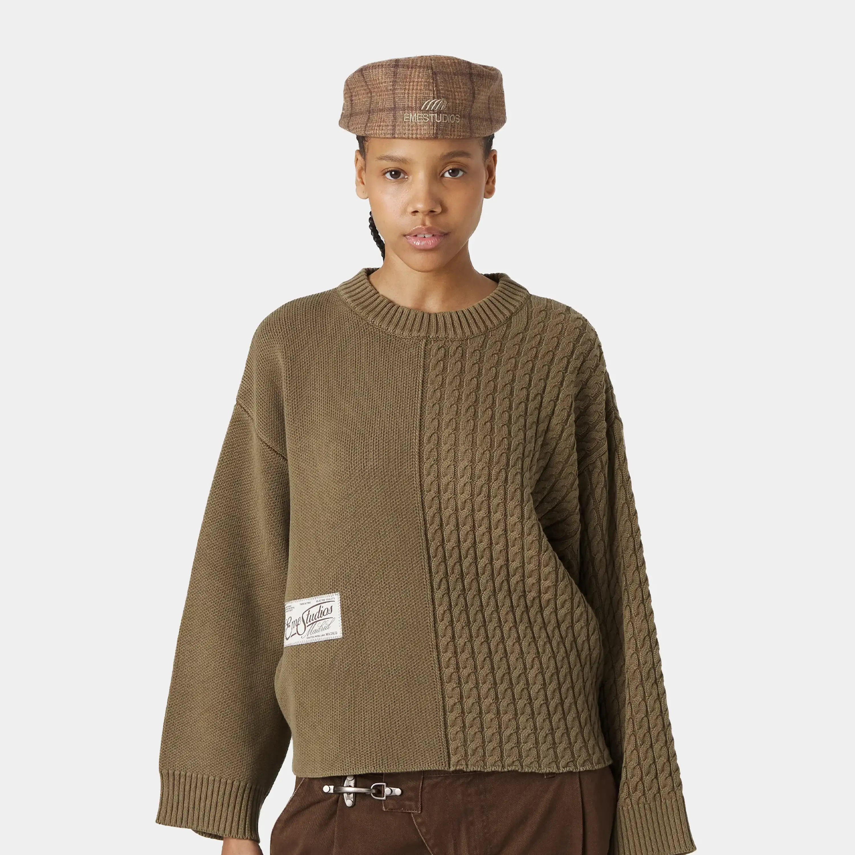 Rougher Choco Knit Sweater