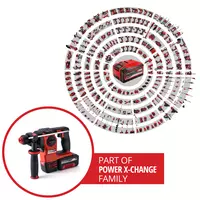 Cordless Rotary Hammer HEROCCO Kit +5 (1x3,0Ah)