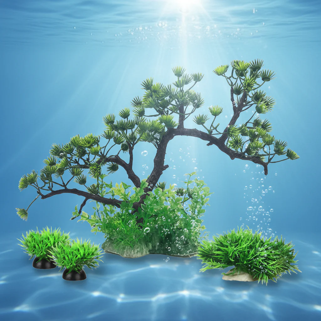 Aquarium Decoration Artificial Water Plants Set – Fish Tank