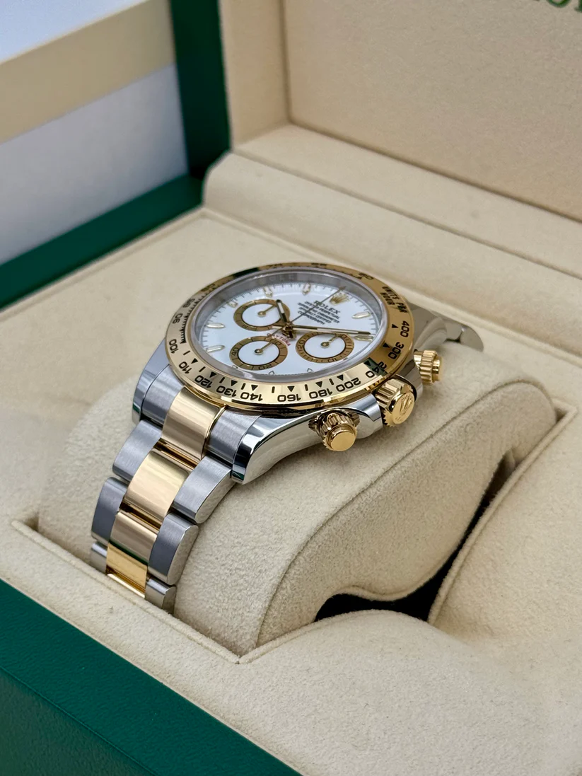 [Super Clone]Rolex Daytona 40mm Two-Tone white Dial  m126503-0001