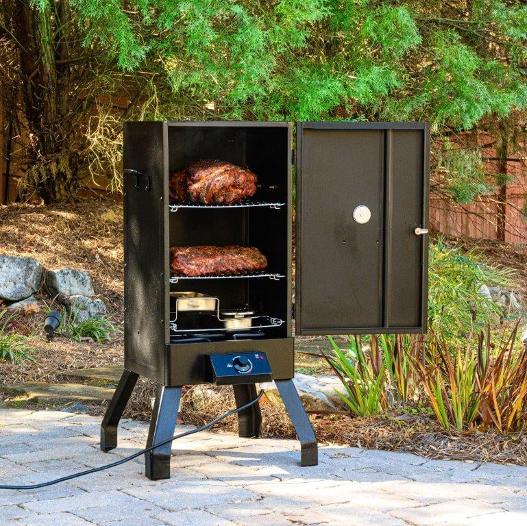 Analog Electric Smoker in Black Image 3