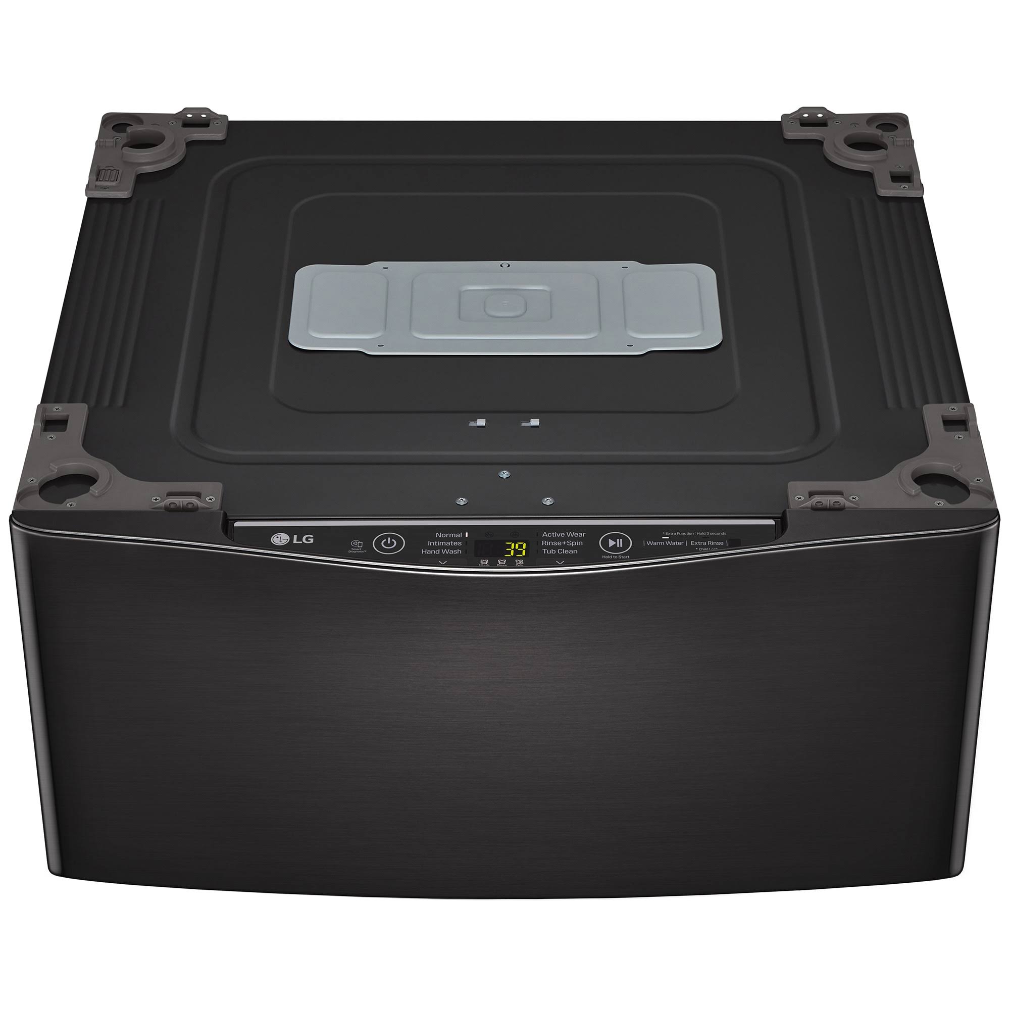 LG Sidekick 1.0 Cu ft Pedestal Washer - Black Steel