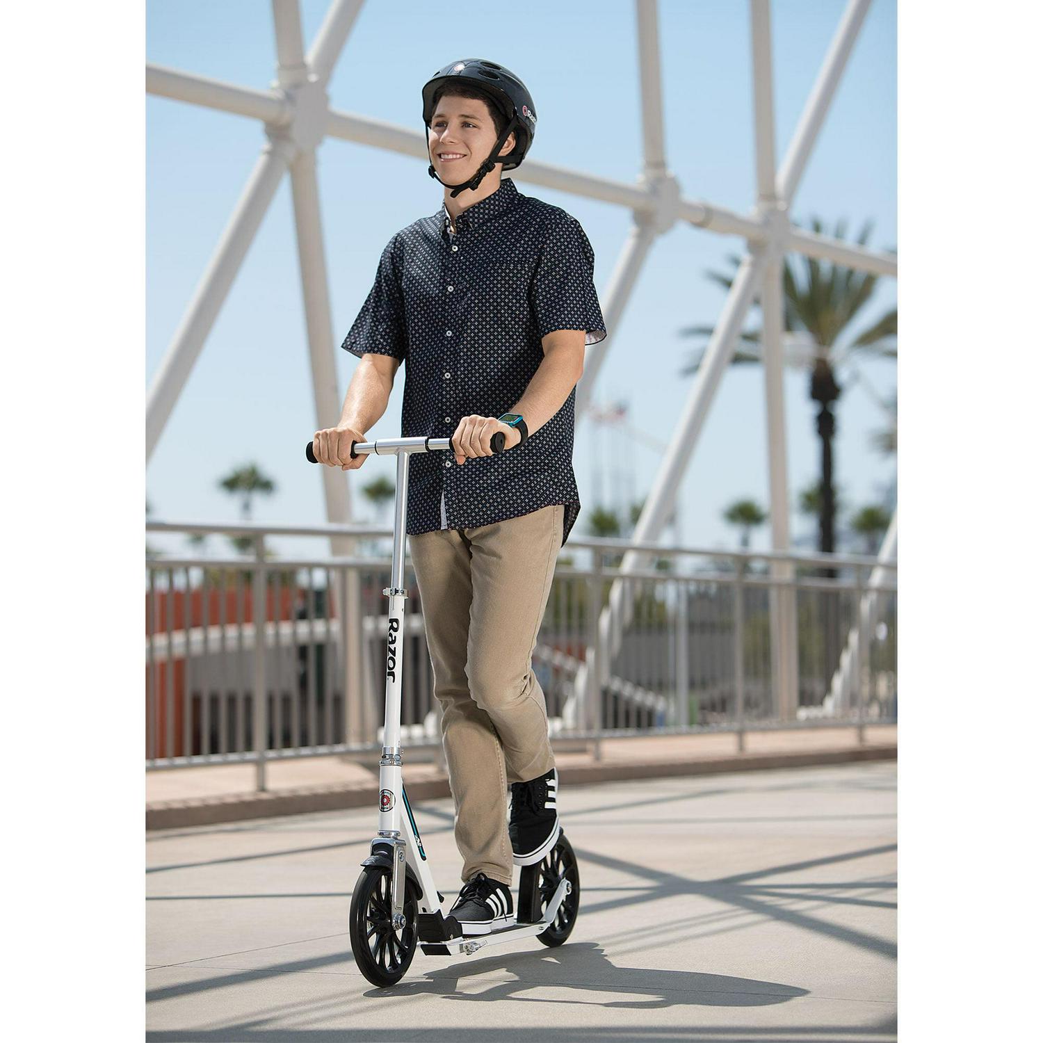 A6 Folding Kick Scooter 10#8243; Large Wheels. Aluminum Frame. for Teen Adult up to 220 lb - Image 2