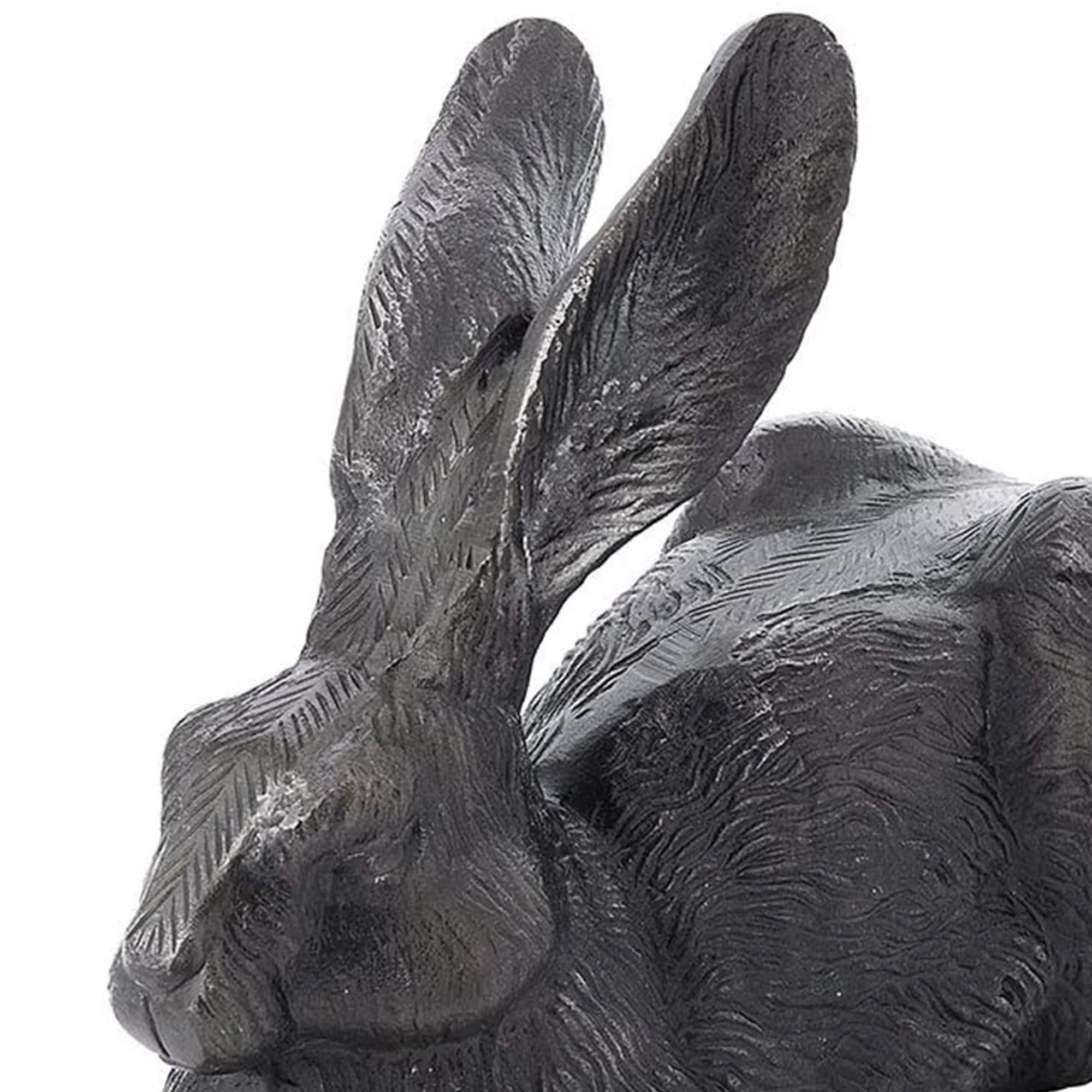 Achla Designs Rabbit Outdoor Lawn D��cor Garden Figurine Statue, Charcoal
