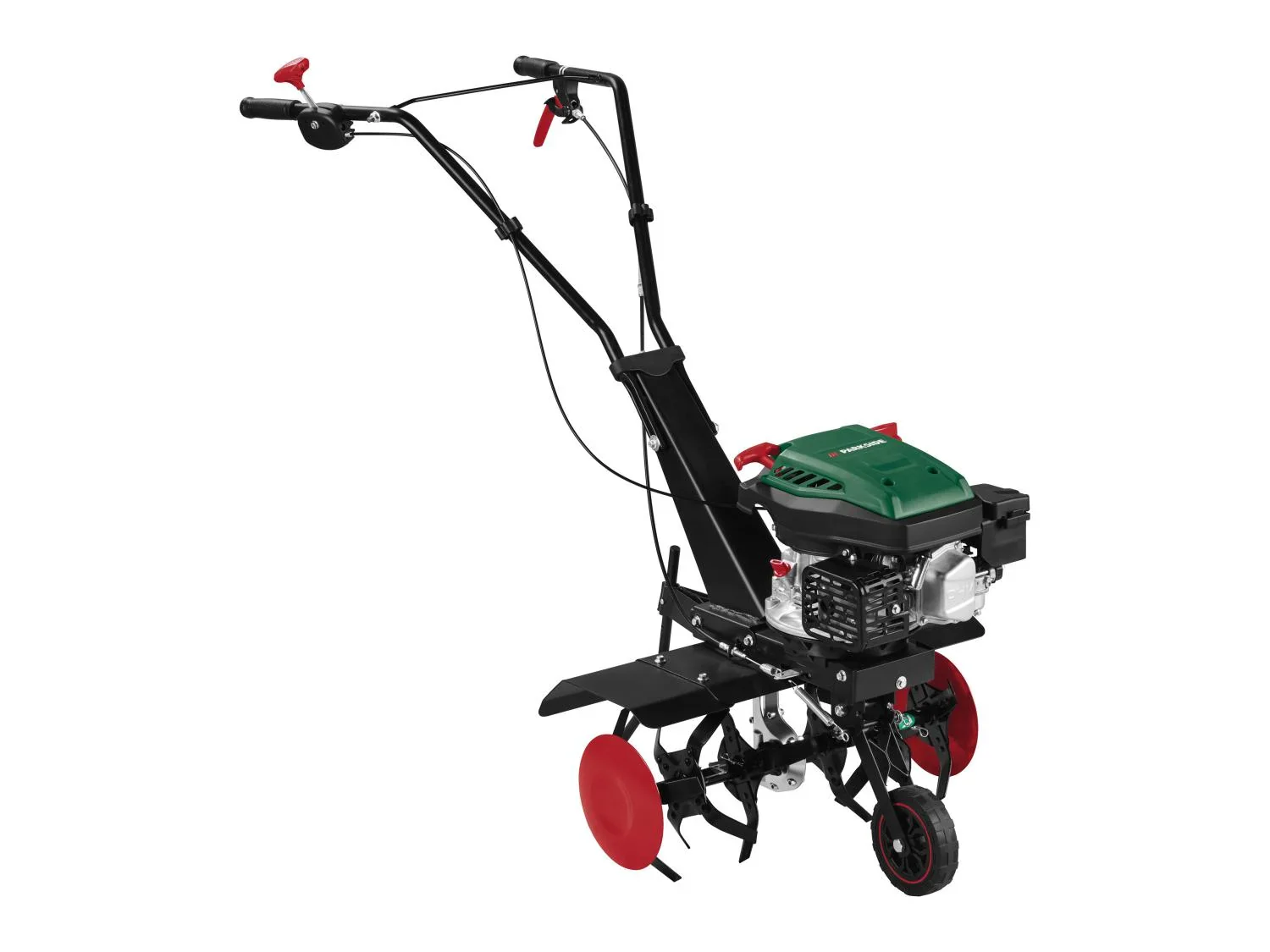 PARKSIDE Motobineuse thermique PBGK 1400 F5, 24 fraises, 2,5 kW