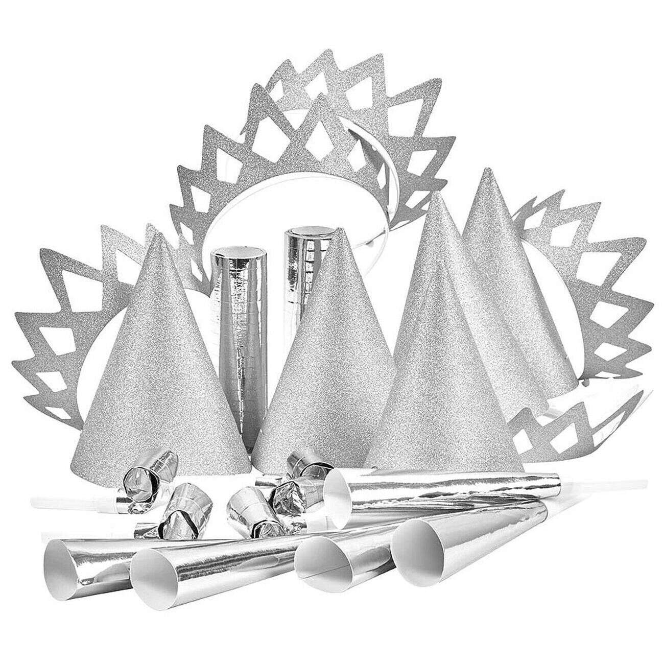 Cotillons pailletés dorés ou argentés