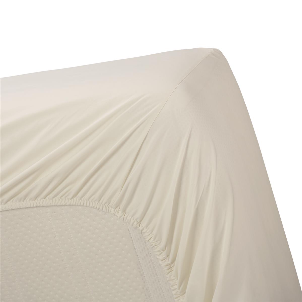 Beddinghouse Percale katoen - Hoeslaken - 160x200 - Gebroken wit