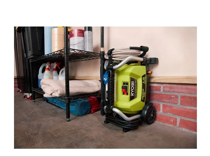 RYOBI RY1419MTVNM 1900 PSI 1.2 GPM Cold Water Wheeled Electric Pressure Washer