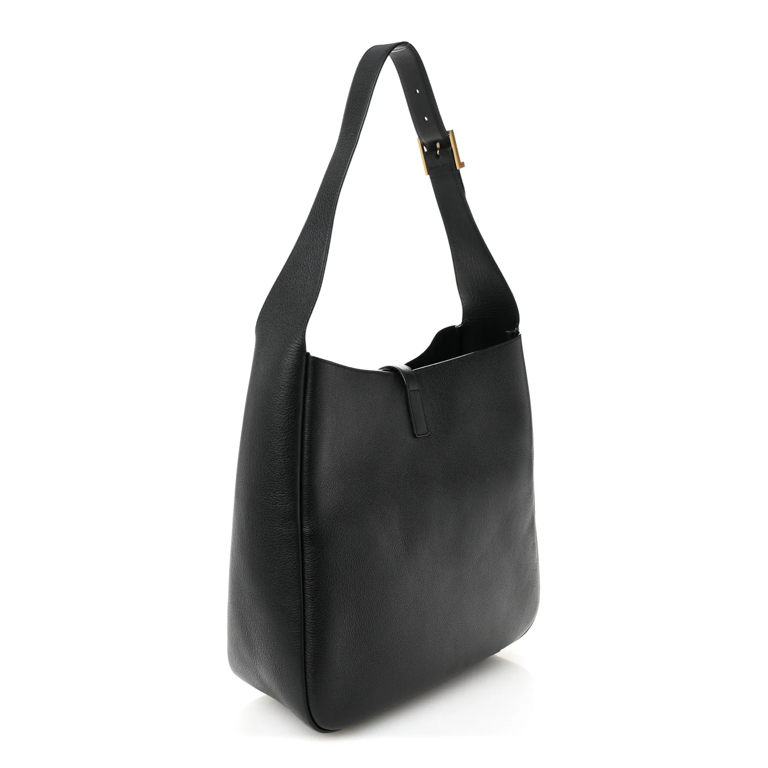 Supple Calfskin Large Le 5 A 7 Soft Hobo Black