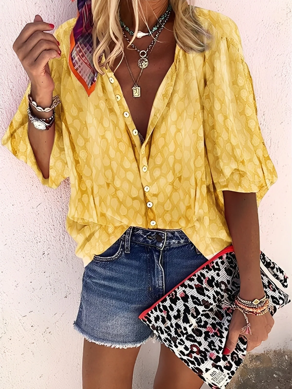 Jesse – Blouse pour femme – décontractée et ample