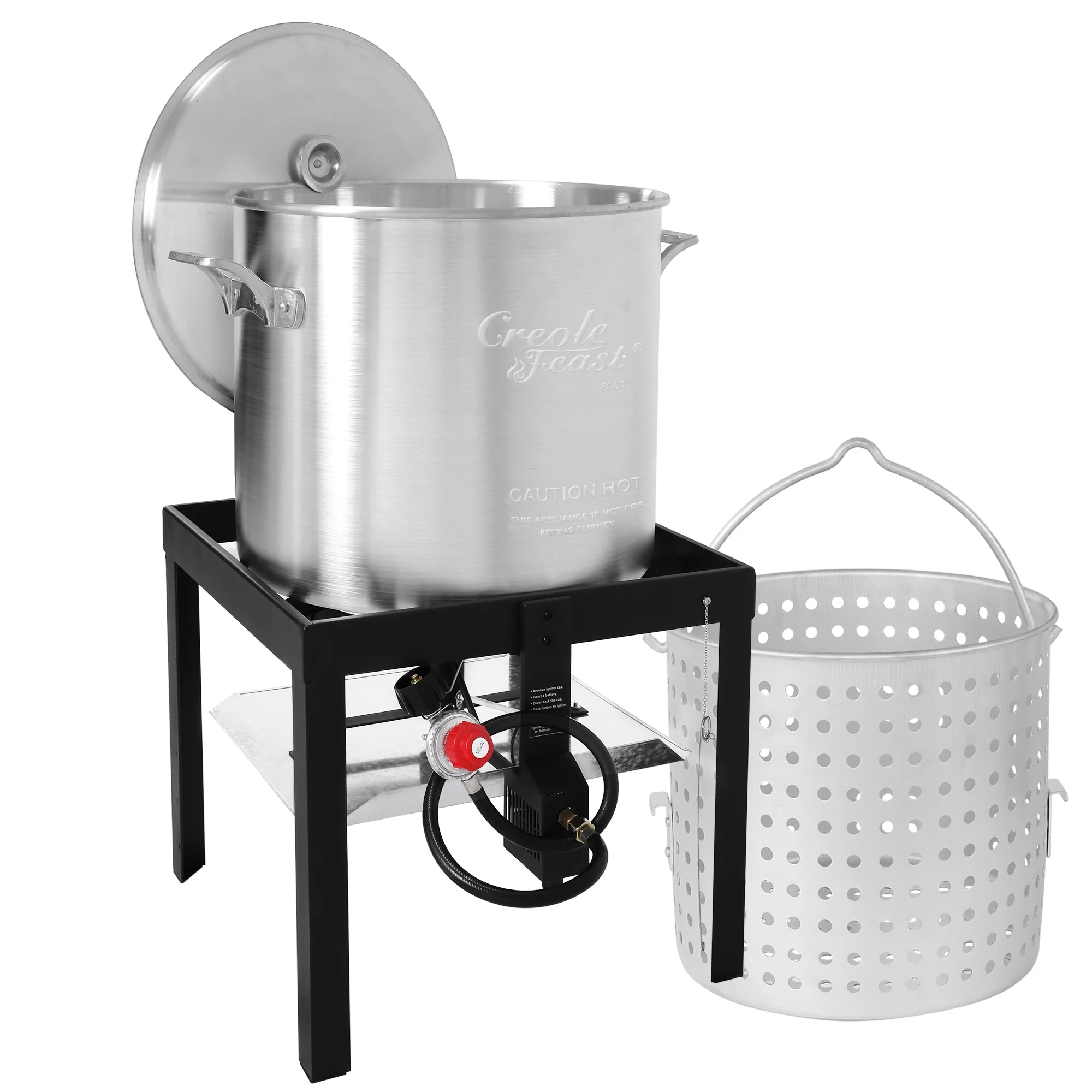 Creole Feast SBK0801, 80QT Seafood Boiling Kit