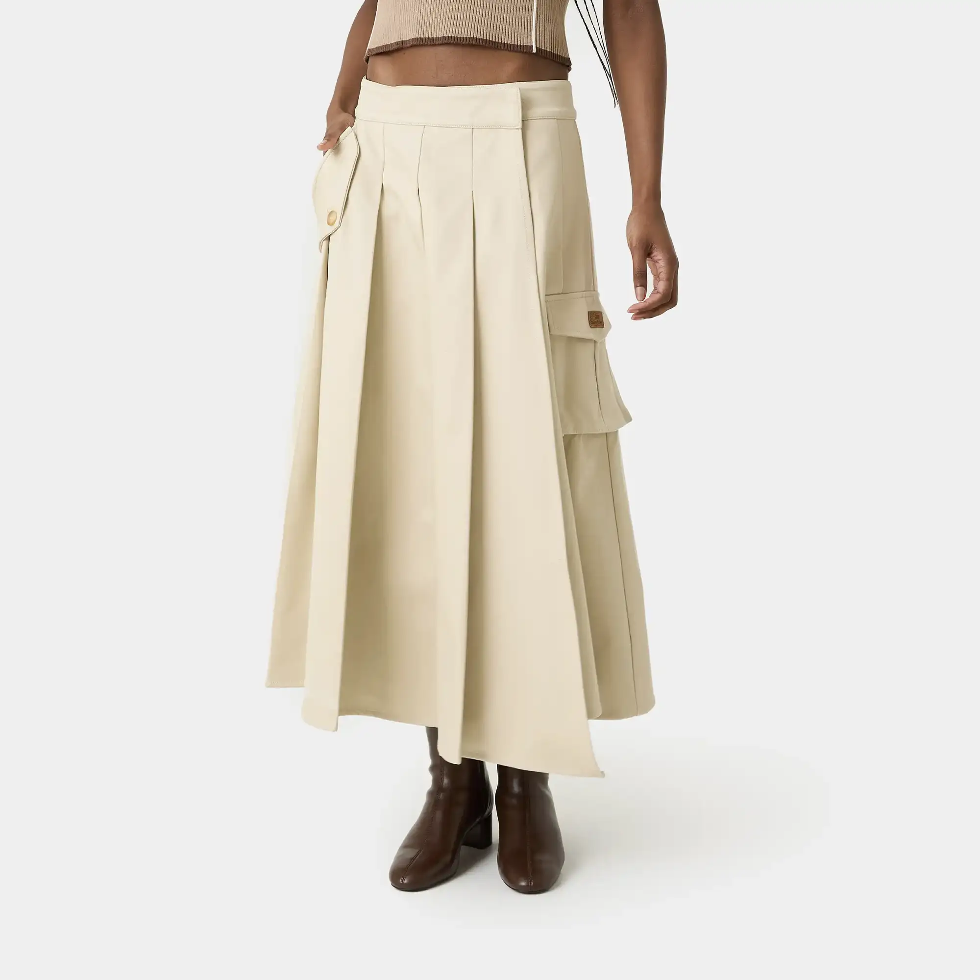 Gadget Light Camel Skirt