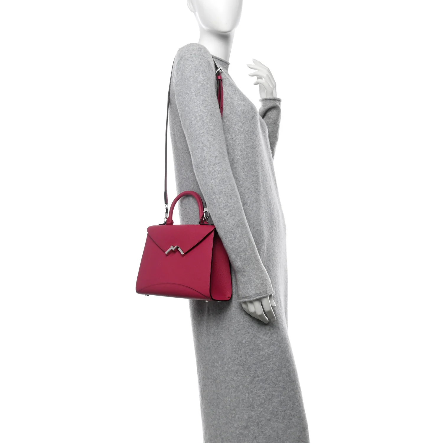 Carat Calfskin Gabrielle PM Fuchsia