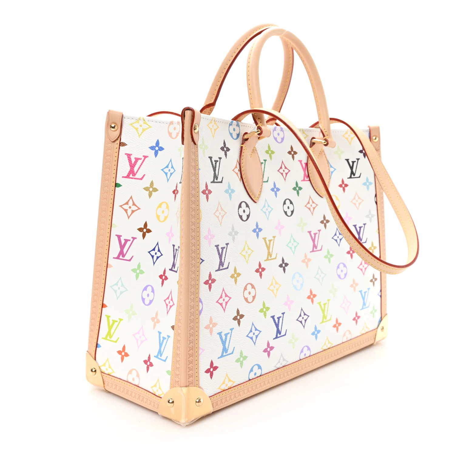 LV X TM Monogram Multicolor Onthego MM White