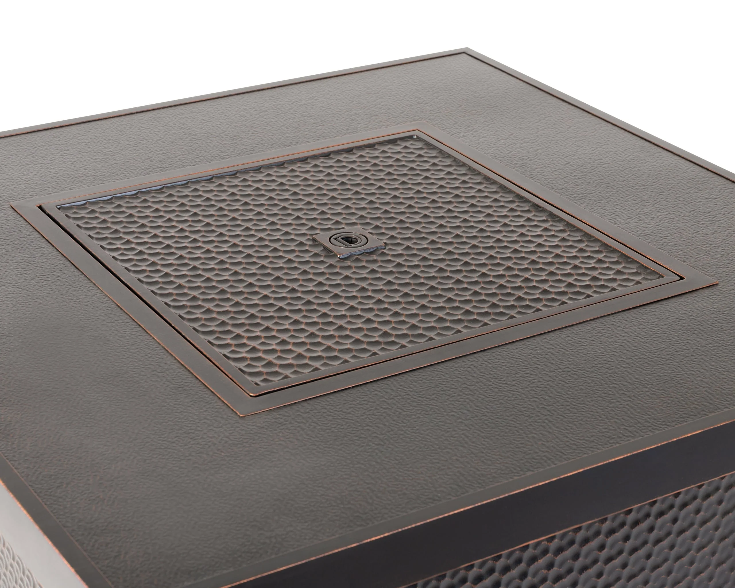 Weyland Square Aluminum Propane Gas Fire Pit - Image 2