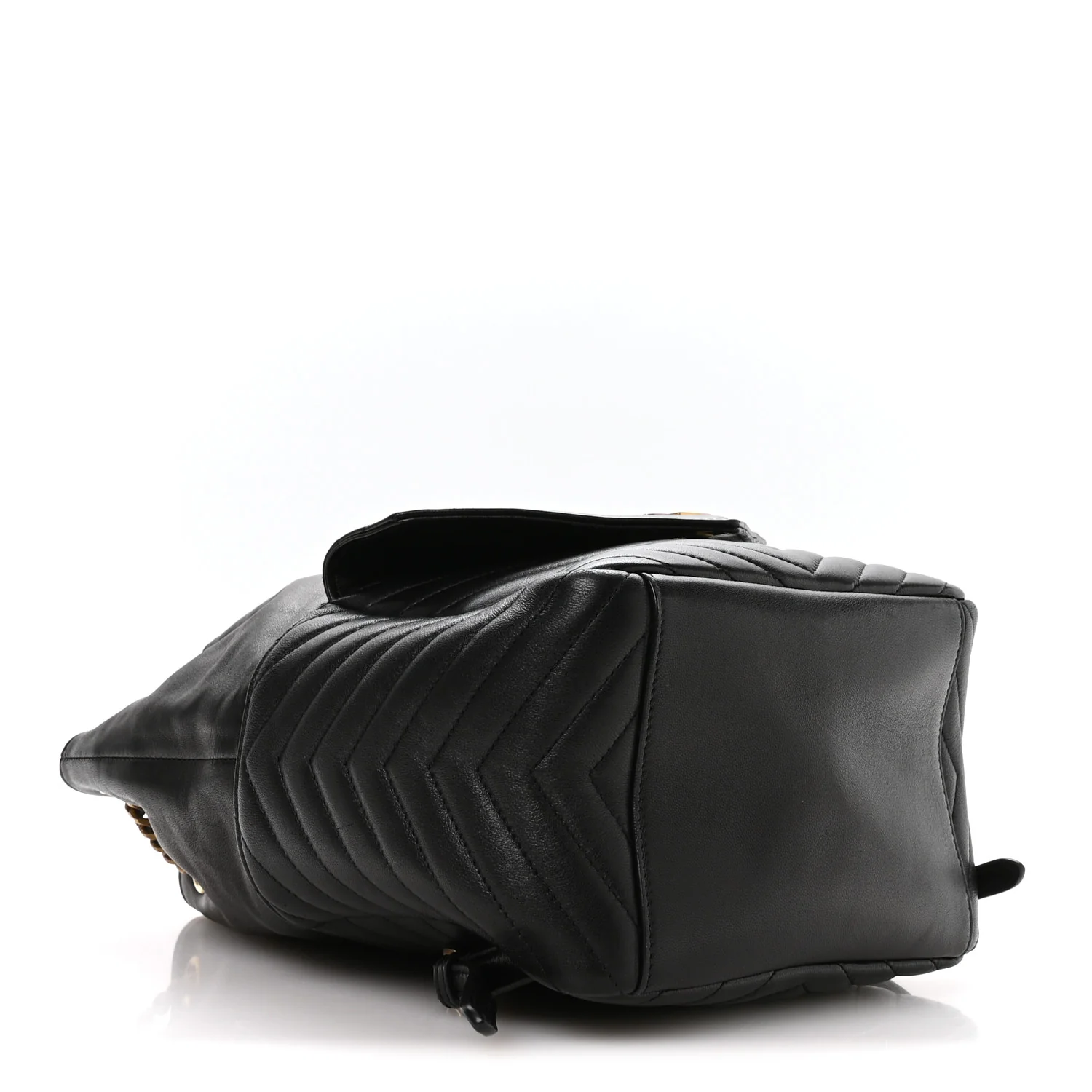 Lambskin Matelasse Monogram Joe Backpack Black