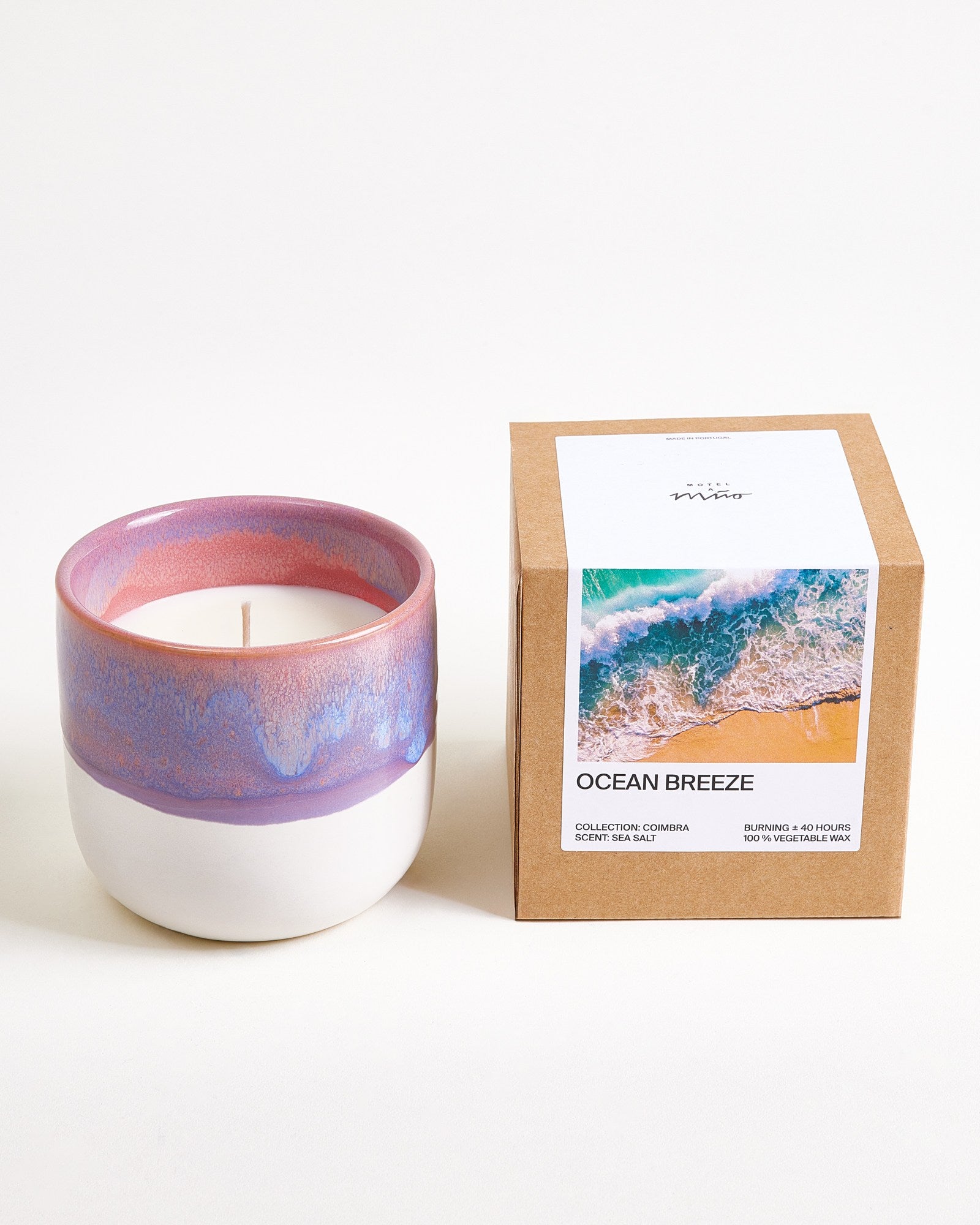 COIMBRA - SCENTED CANDLE OCEAN BREEZE PURPLE