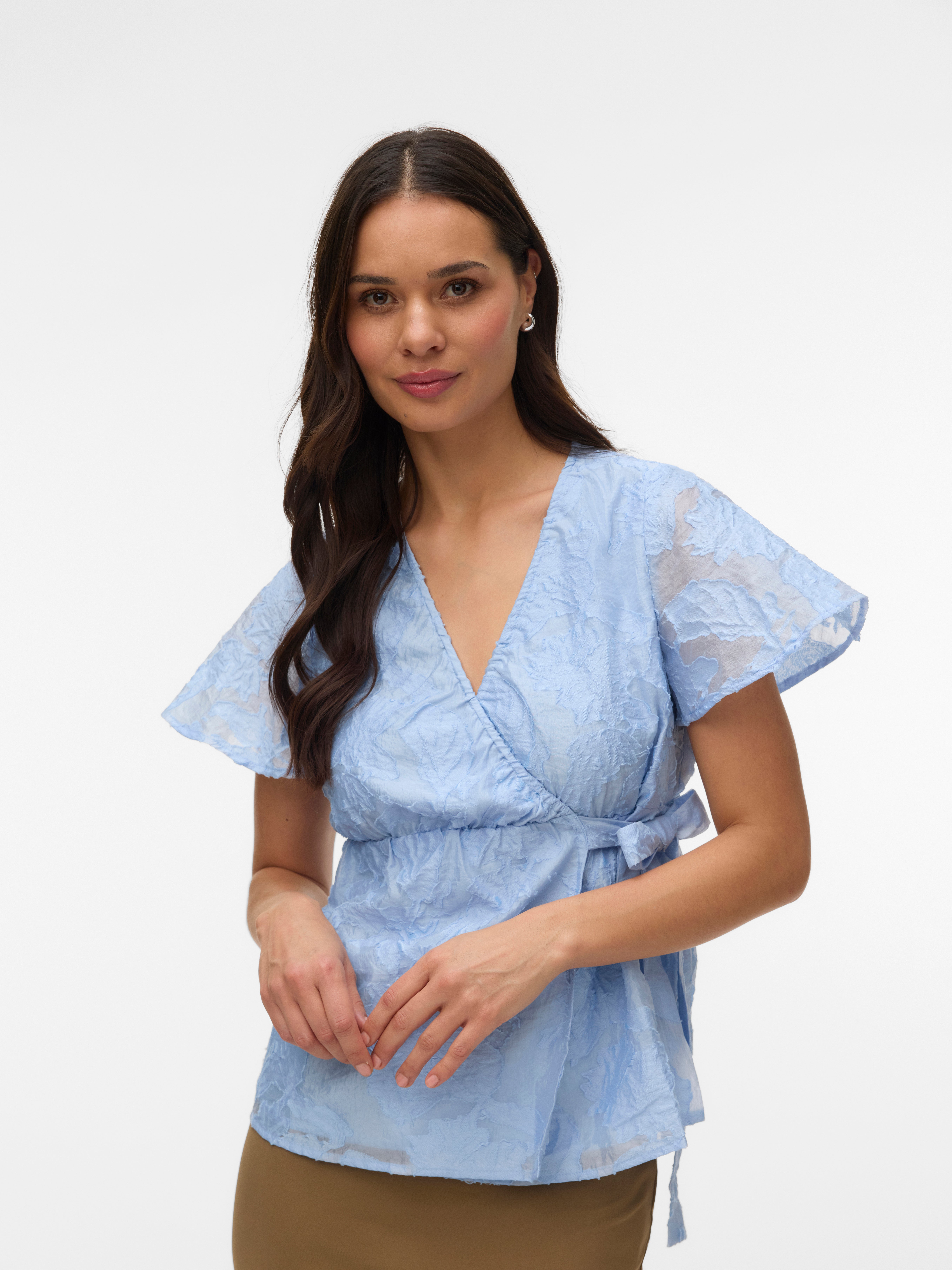 VERO MODA® Regular Fit V-Neck Top