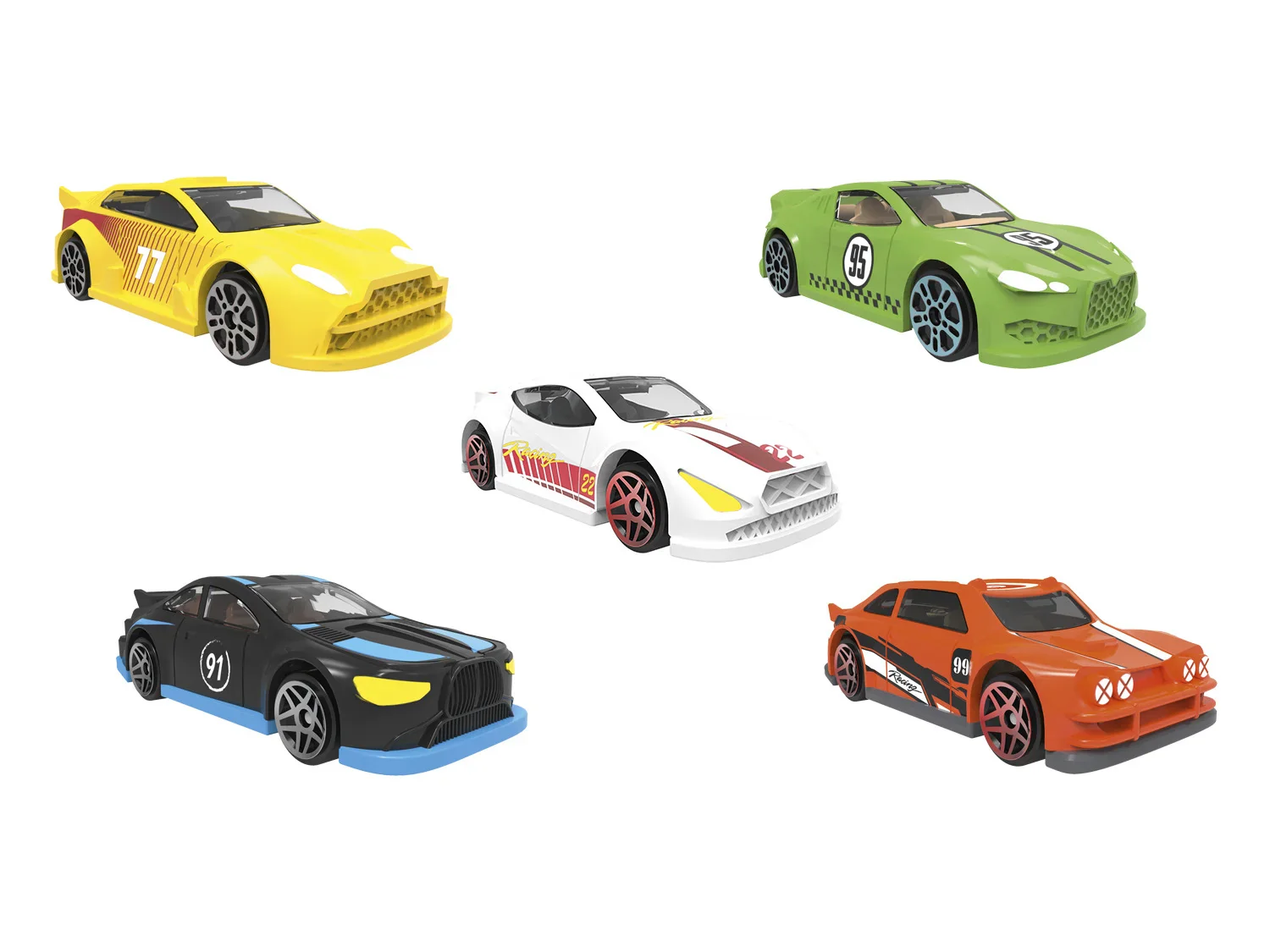 Playtive Coffret de vhicules, 5 pices