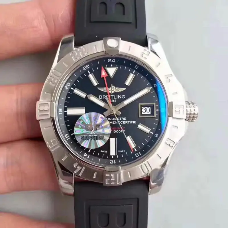 Breitling Avenger II GMT A3239011 / BC35 / 152S GF Factory Black Dial