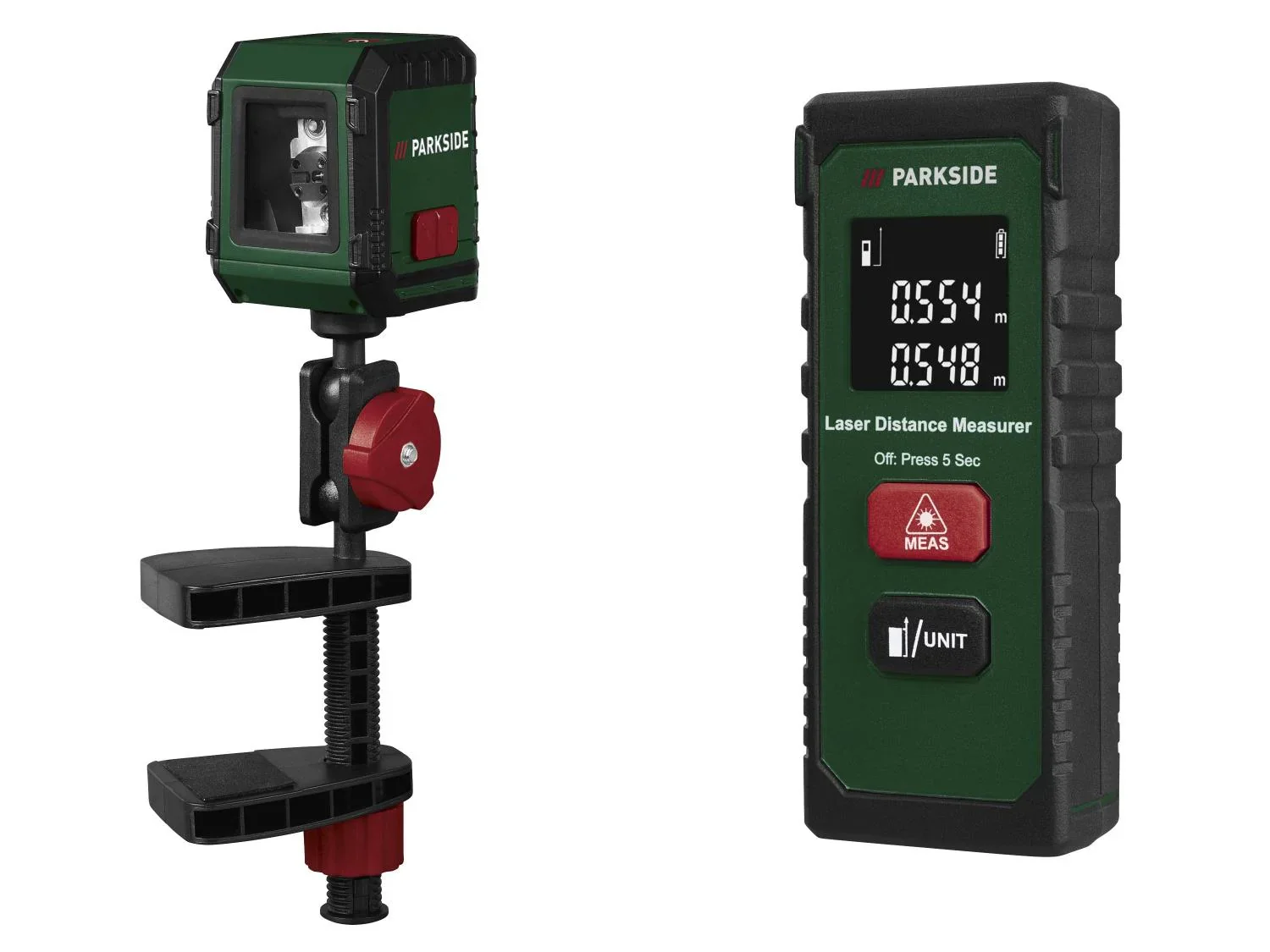 PARKSIDE Tlmtre laser PLEM 20 B6 ou Niveau laser en croix PKLL 7 F7