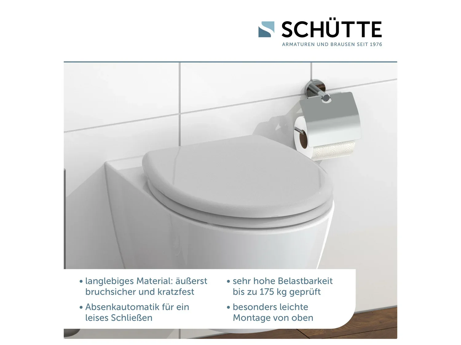 Schtte Abattant WC, avec fermeture en douceur