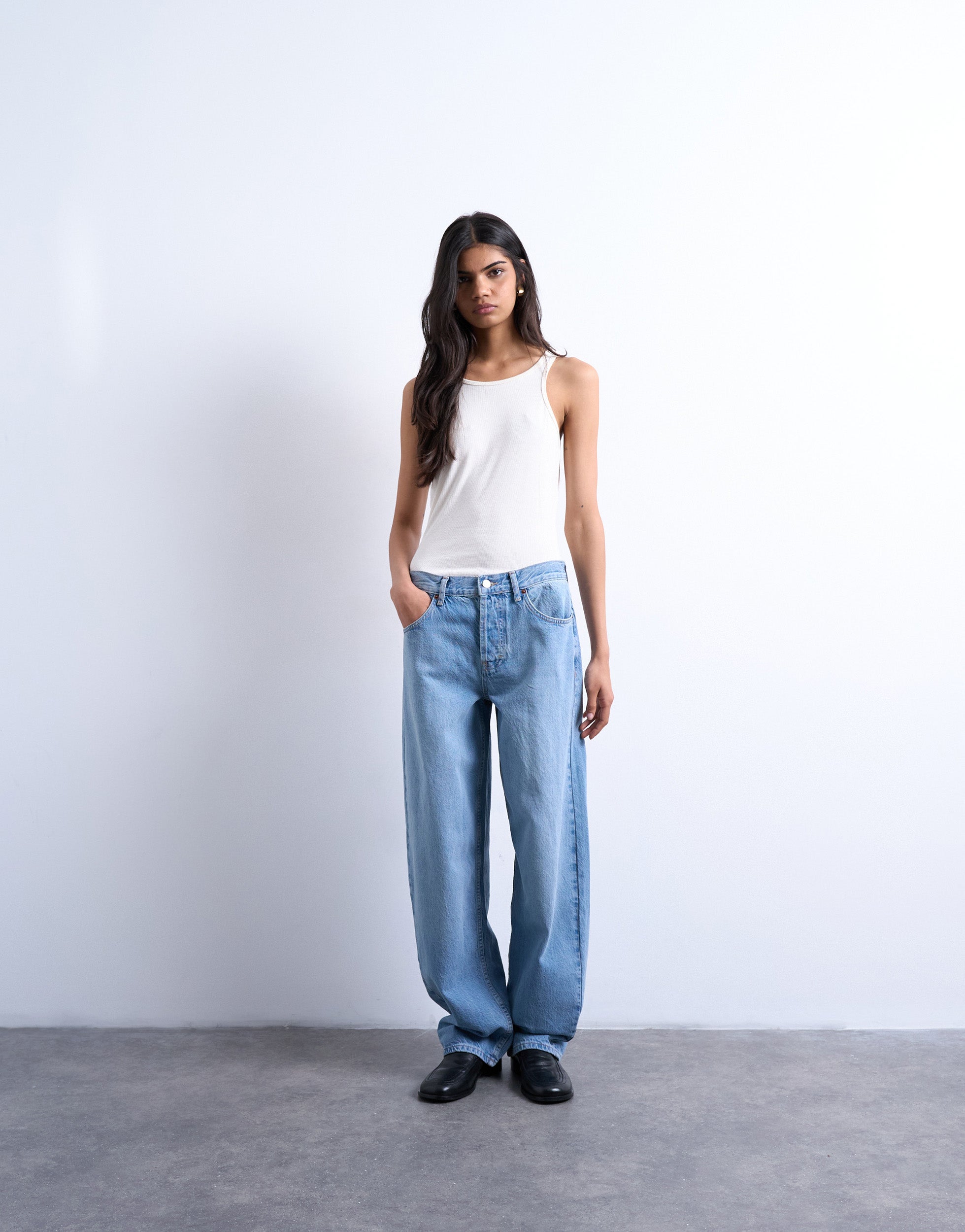 VERO MODA® TSLOWRIE Low rise Baggy Fit Jeans