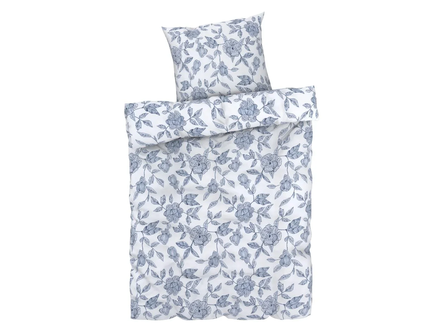 LIVARNO home Parure de lit en satin microfibre, 140 x 200 cm