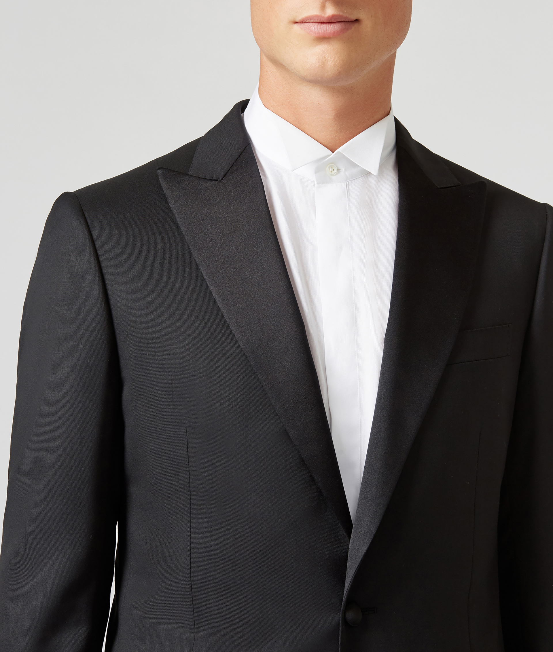 SUIT IN PURE WOOL REGULAR FIT BLACK