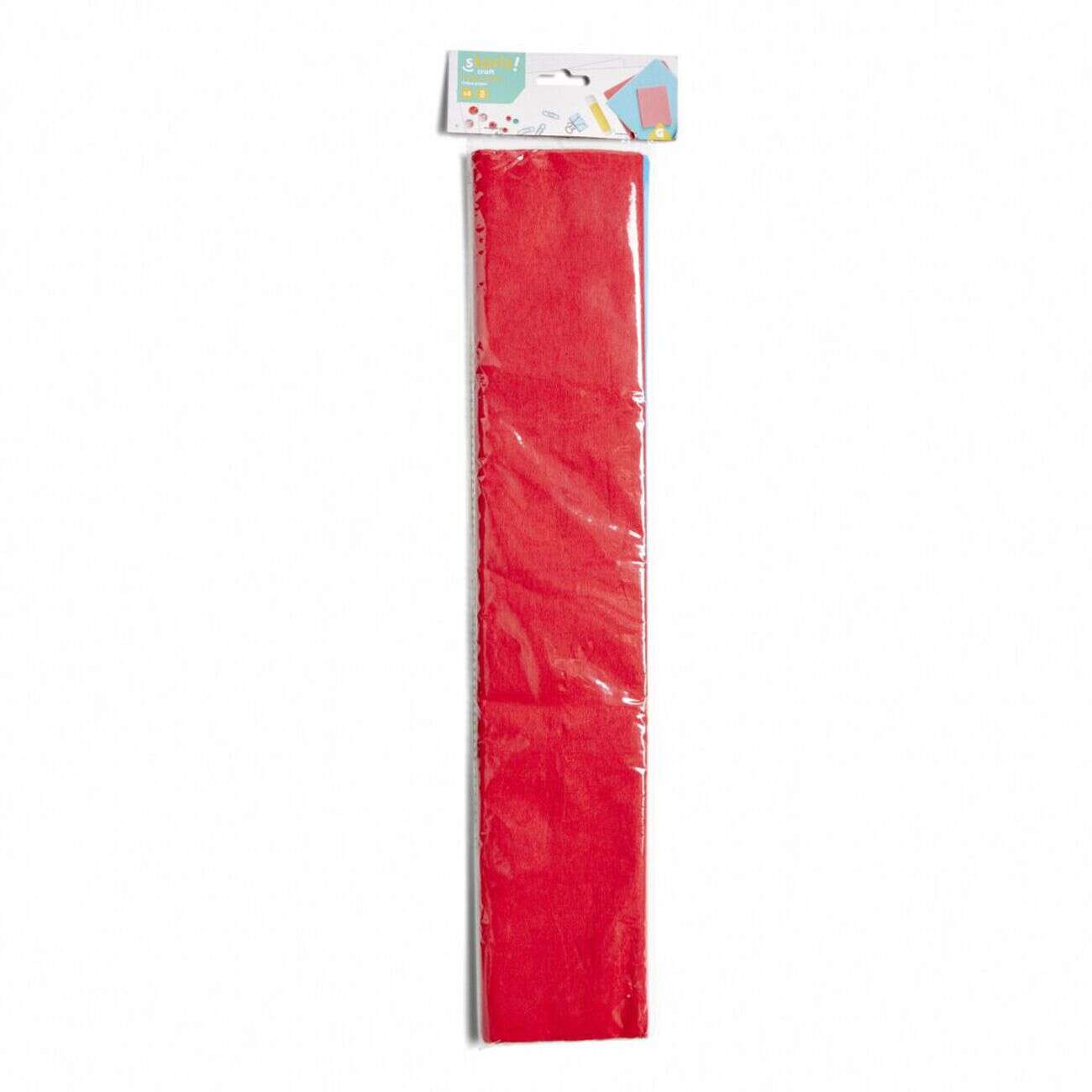 Rouleau de papier crépon couleur unie L10xl0,5m (5 modèles)