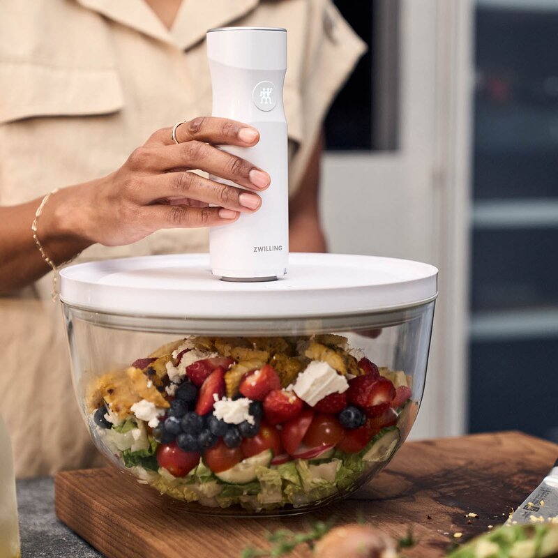 Fresh & Save vakuumskål i glass med lokk 4L 24 cm