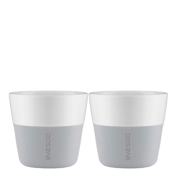 Lungo krus  23 cl 2 stk marmor grå
