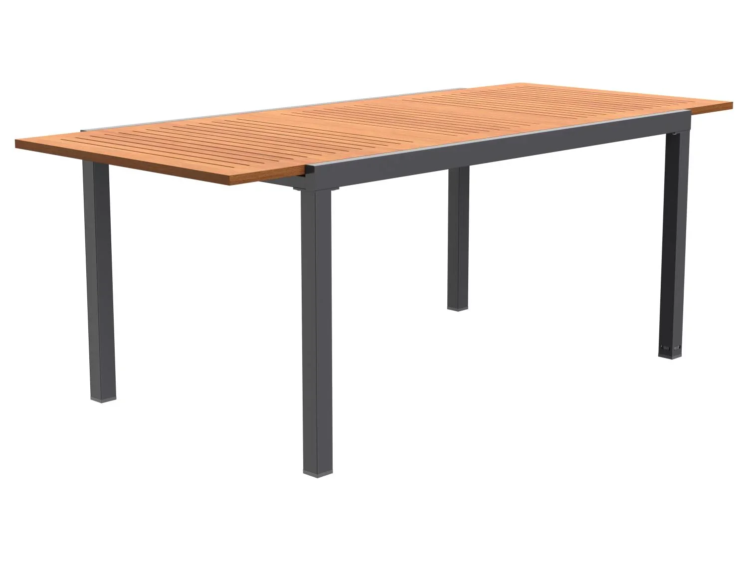 LIVARNO home Ensemble en rsine tresse  Valencia , 5 pices - table extensible & 4 fauteuils pliants