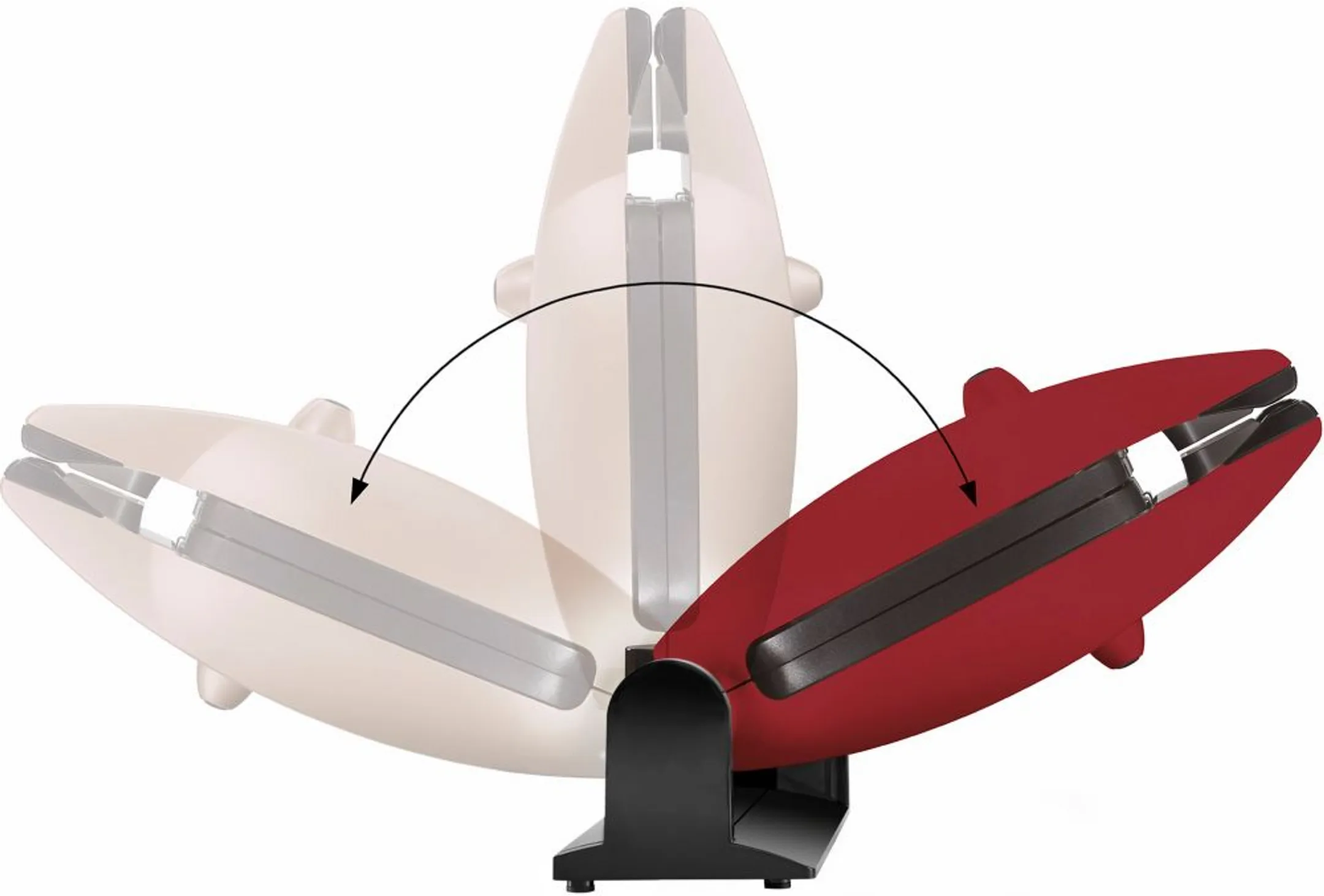 Lagrange Wafelijzer 3-in-1 - Rood Mat