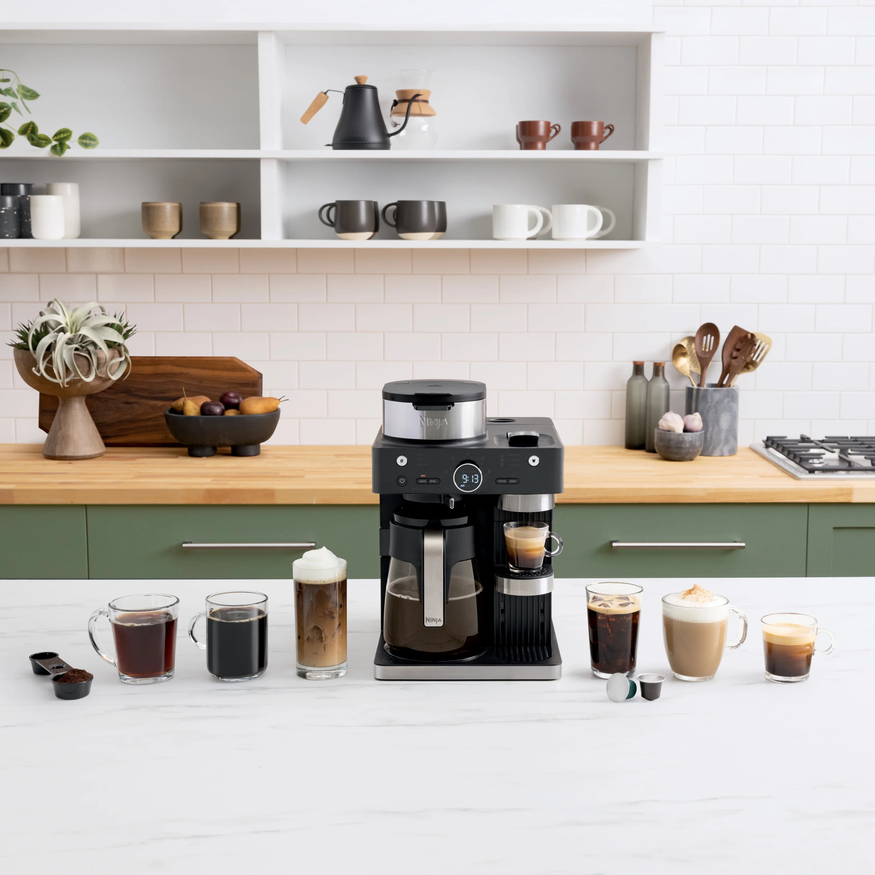 CFN601 Espresso Coffee Barista System, Single-Serve Coffee Nespresso Capsule Compatible(Black) - Image 6