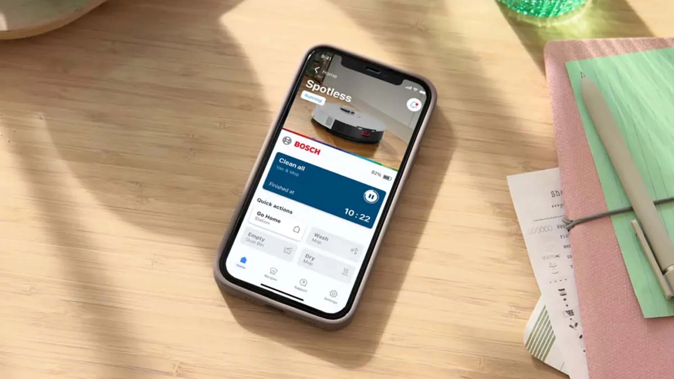 Bosch Robotstofzuiger 2in1 Spotless Advanced + BCRD2W