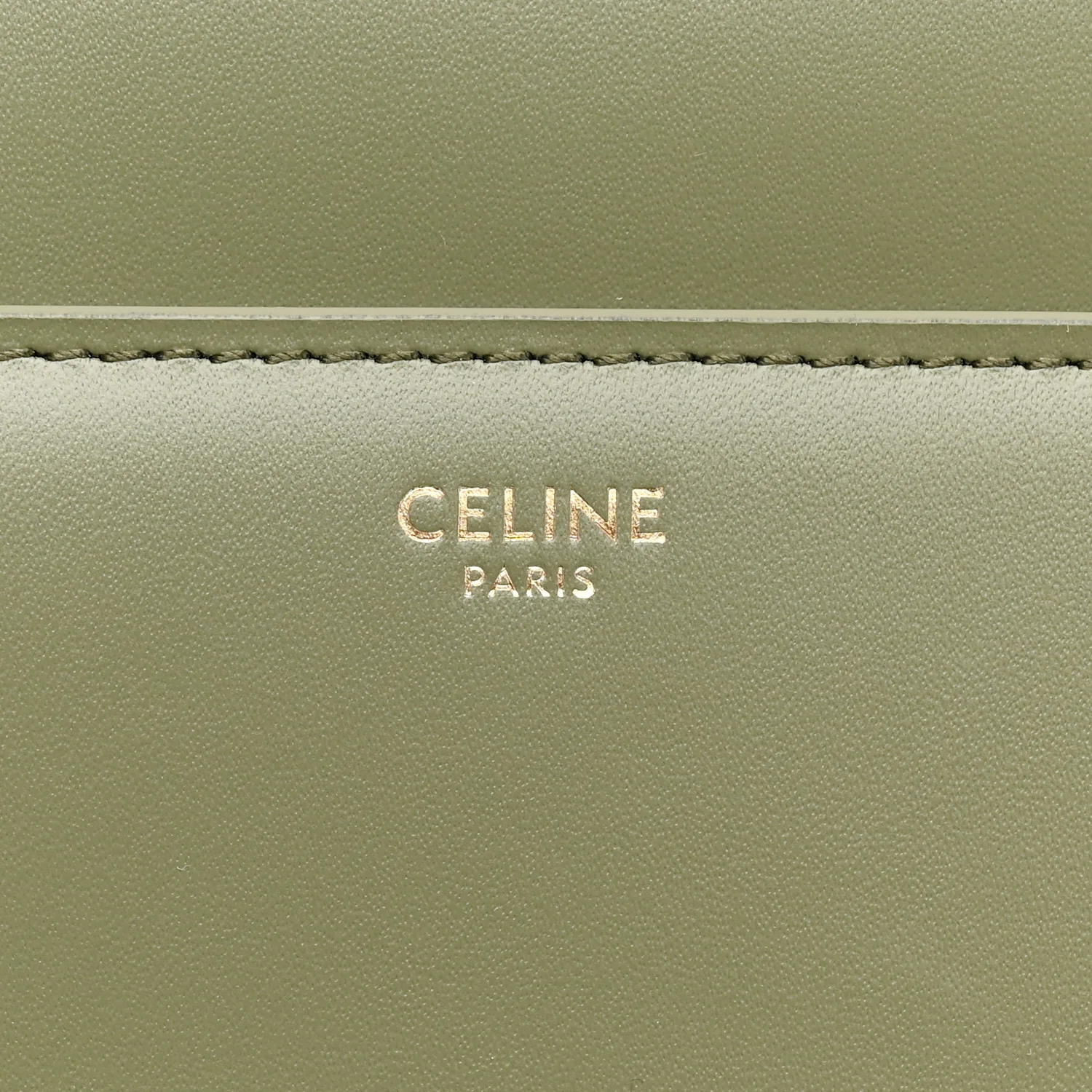 Satinated Calfskin Medium 16 Top Handle Bag Sage
