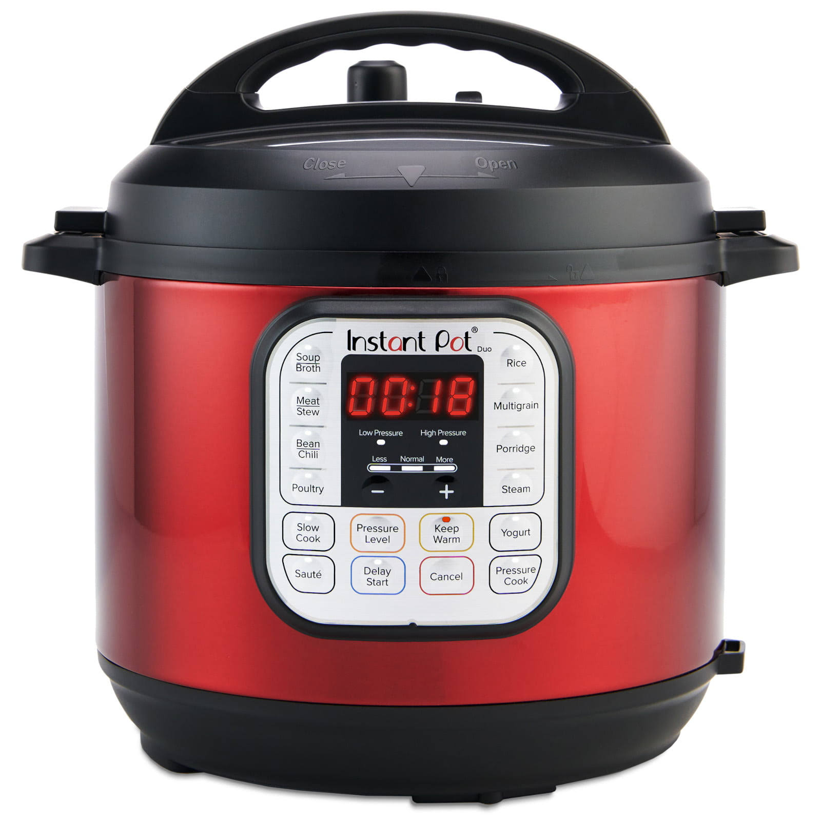 Instant Pot Duo 6 Quart Multi-Cooker, Red Stainless Steel