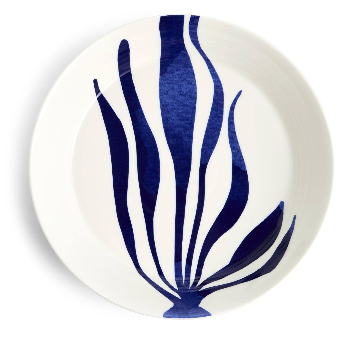 Pacific Coral Low Serving Bowl Blue