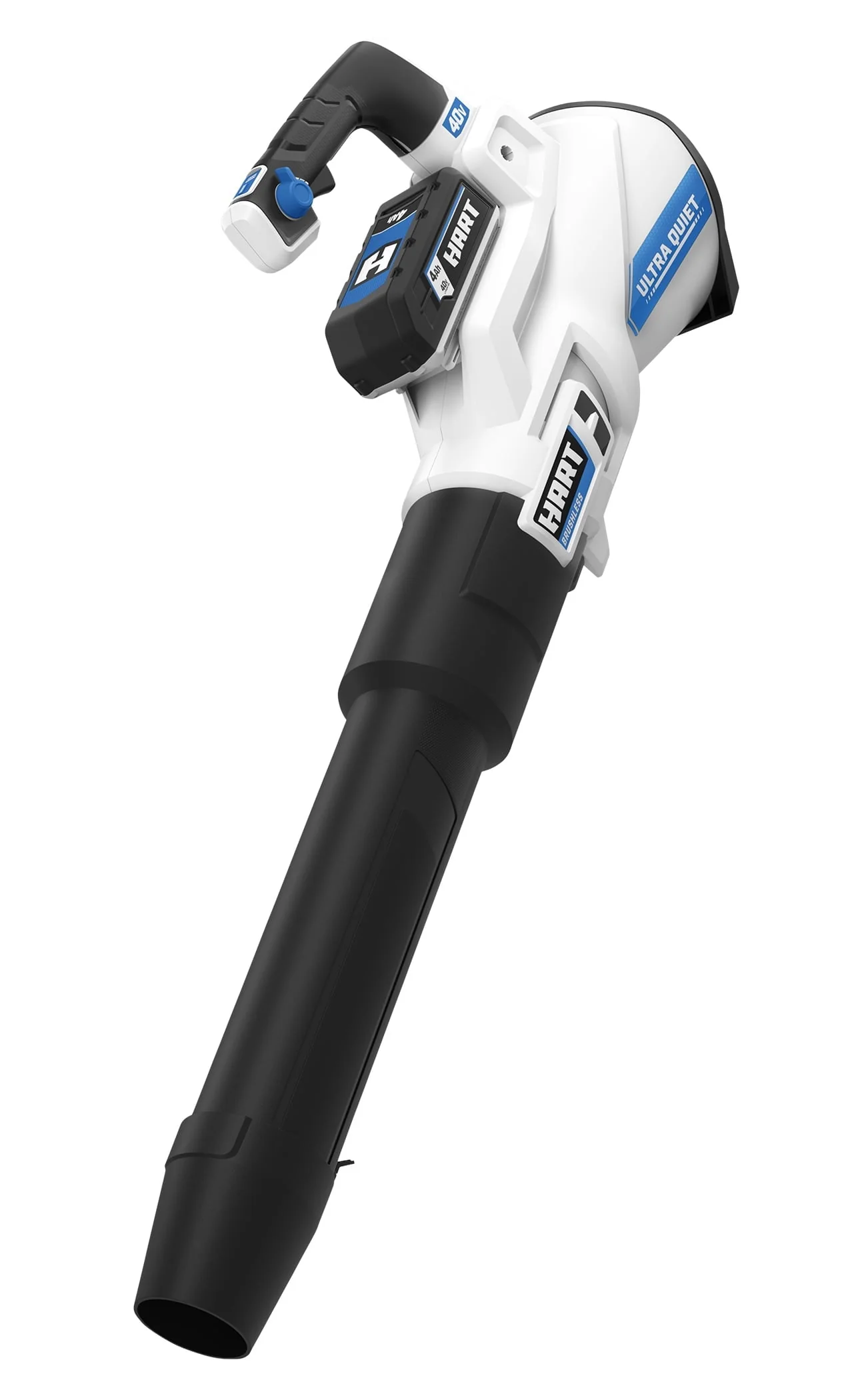 HART 40 Volt 155 MPH at 600 CFM Cordless Brushless Axial Leaf Blower Kit, (1) 4 0Ah Lithium Ion Battery Image 7
